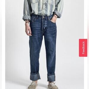 NWT ONE TEASPOON BLUEMOON MR CLASSICS STRAIGHT LEG JEANS SIZE 36R